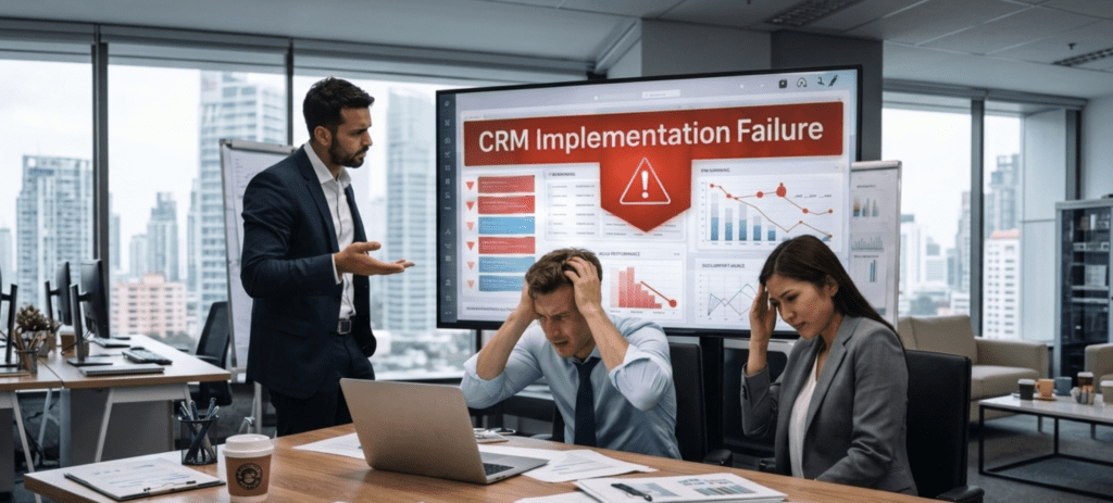 real estate CRM implementation failure