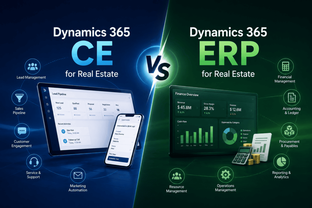 Dynamics CE vs Dynamics ERP: Which Should Your Real Estate Solution Be Built On?