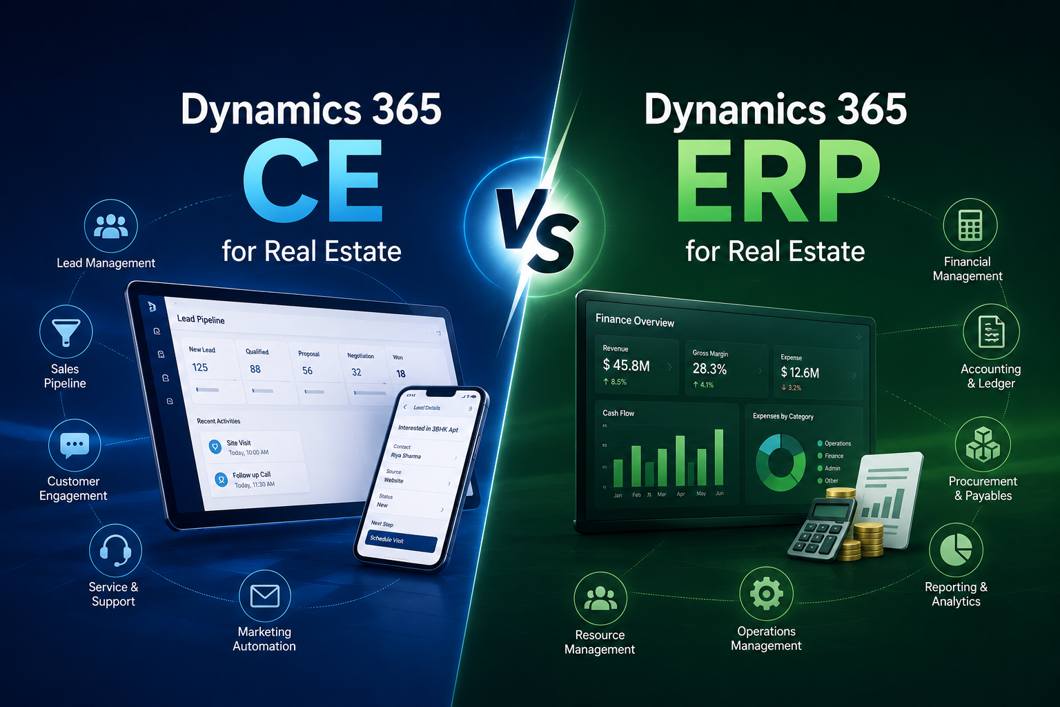Dynamics CE vs Dynamics ERP: Which Should Your Real Estate Solution Be Built On?
